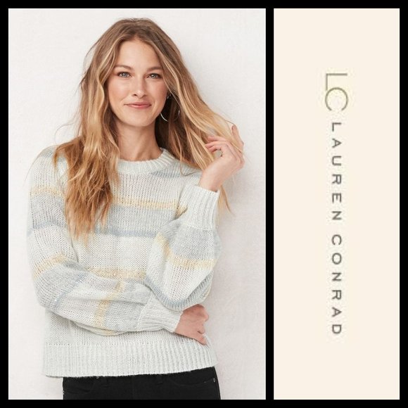 LC Lauren Conrad Sweaters - LC Lauren Conrad Long Sleeve Blouson Sweater NWT